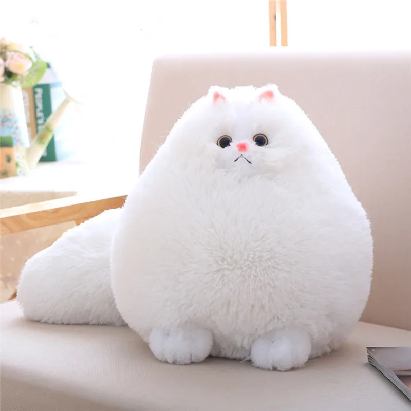 Kawaii пушистый кот плюшевые игрушки персидский кот мягкие куклы мягкая подушка чучела животные пелюши детские игрушки, куклы игрушки рождественские подарки