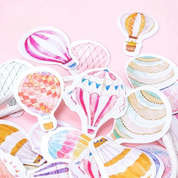 

46pcs Colorful Balloon Stickers Set 40mm Decoration Sticker Adhesive Seal Paste Diary Album Letter Gift D6422