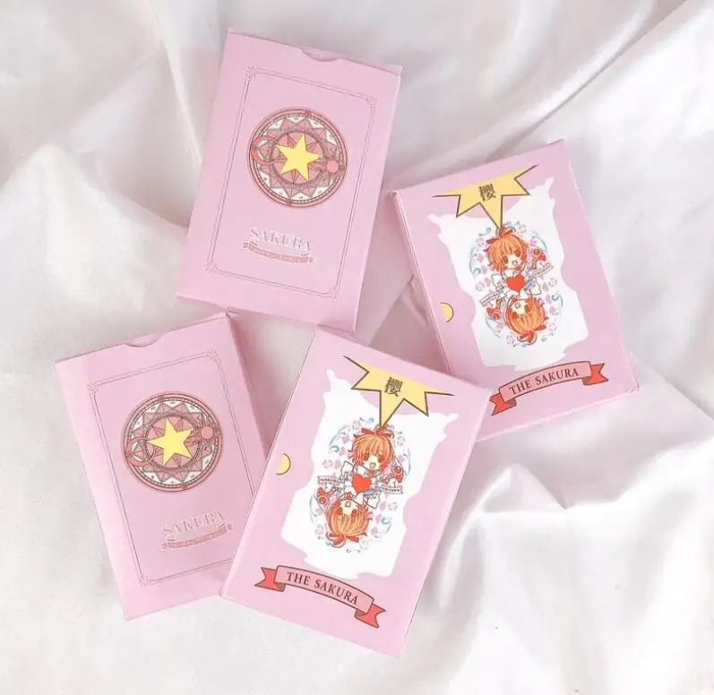 Аниме Cardcaptor Sakura Clow Card косплей реквизит KINOMOTO SAKURA Card Captor карты с Сакурой Таро 54 шт
