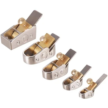 

8-18mm Woodworking Finger Plane Cutter Planer Stainless Steel Luthier Tool Set for DIY Violin Viola Cello Wooden Instruments Sil