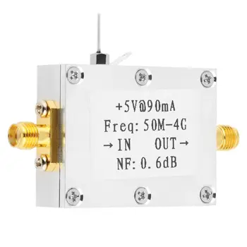 

1pcs RF Amplifier Low Noise Amplifier Ham Radio Module LNA 50M-4GHz NF=0.6dB RF FM HF VHF / UHF Ham Radio -110dBm