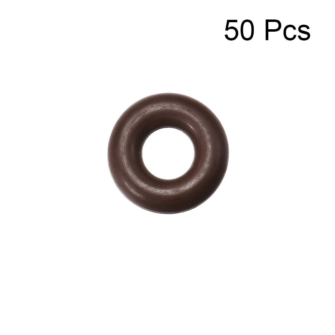 uxcell 50Pcs Fluorine Rubber O Rings Seal Gasket Brown Prevent Leaks in Plumbing Machinery Hydraulic Pneumatic Repairs etc