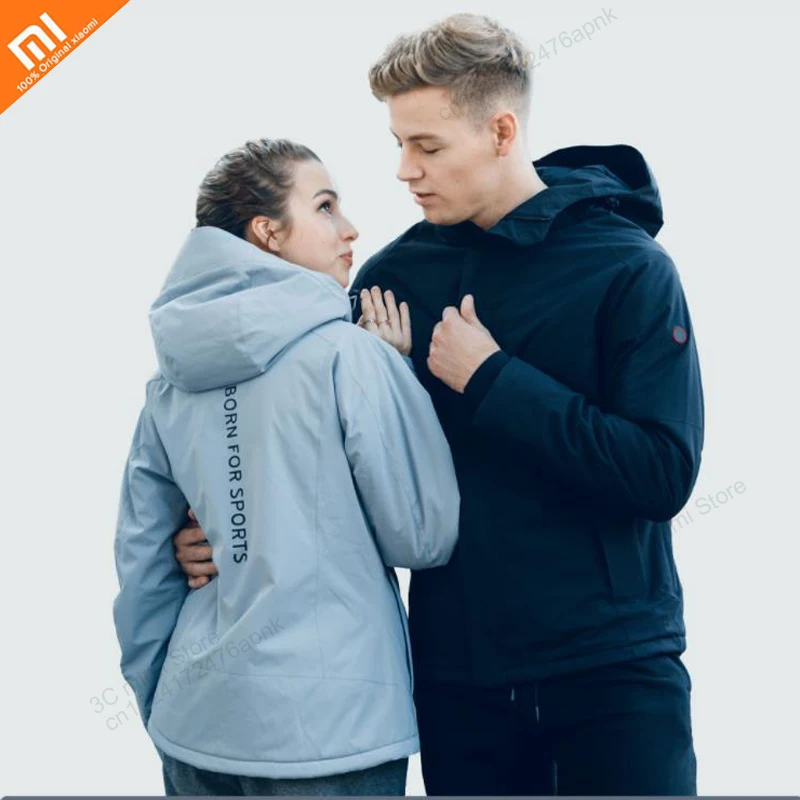 Умный пуховик Xiaomi youpin с инфракрасным датчиком температуры Углеволокно nano fever для
