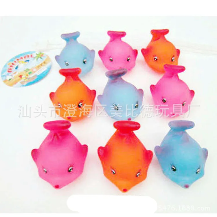 

Children Bath Water Toys Slush Mold Dolphin/Nine Zhuang Infant Baby Bathroom Bath Toy