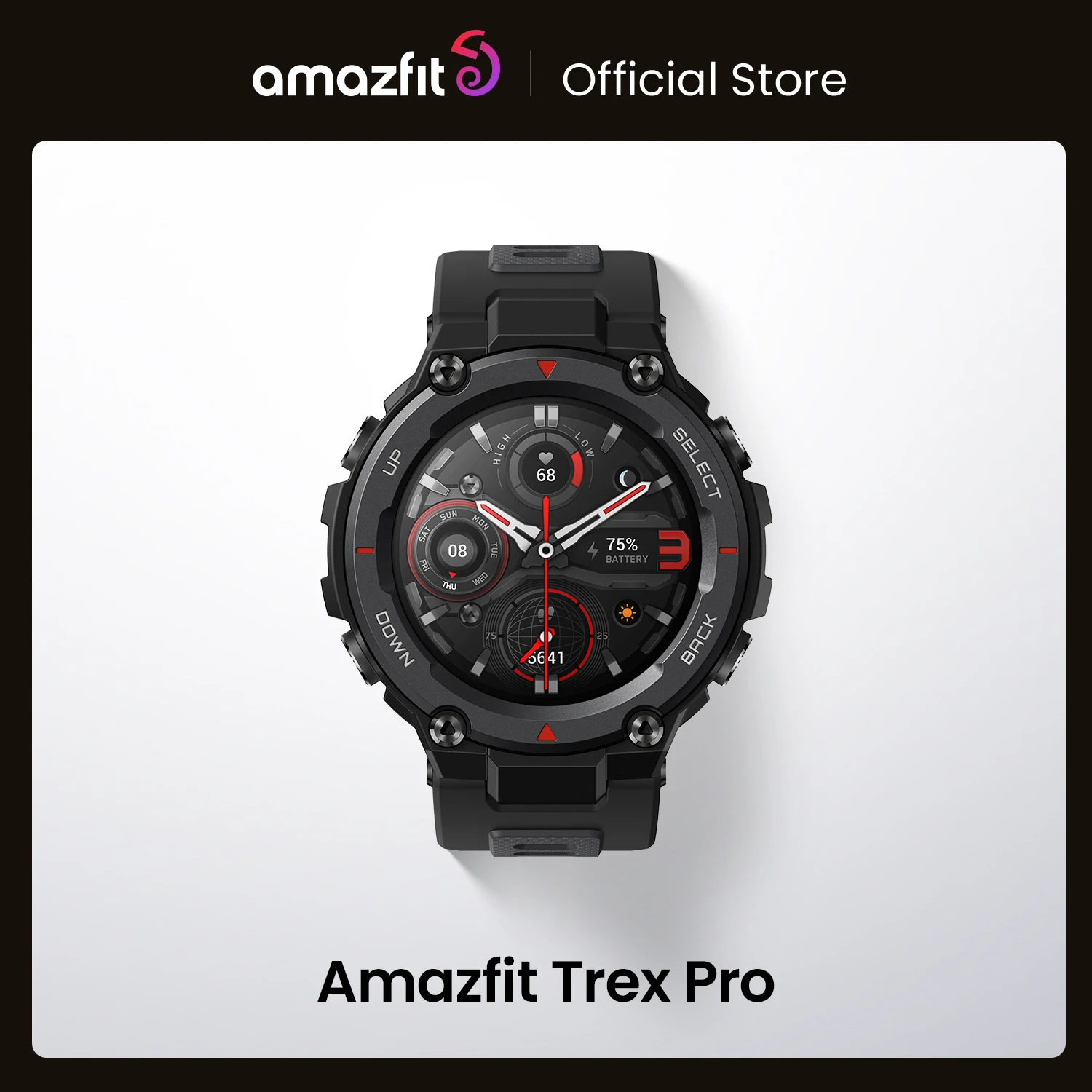 New Amazfit T-rex Trex Pro T Rex Gps Outdoor Smartwatch Waterproof 18-day  Battery Life 390mah Smart Watch For Android Ios Phone - Smart Watches -  AliExpress