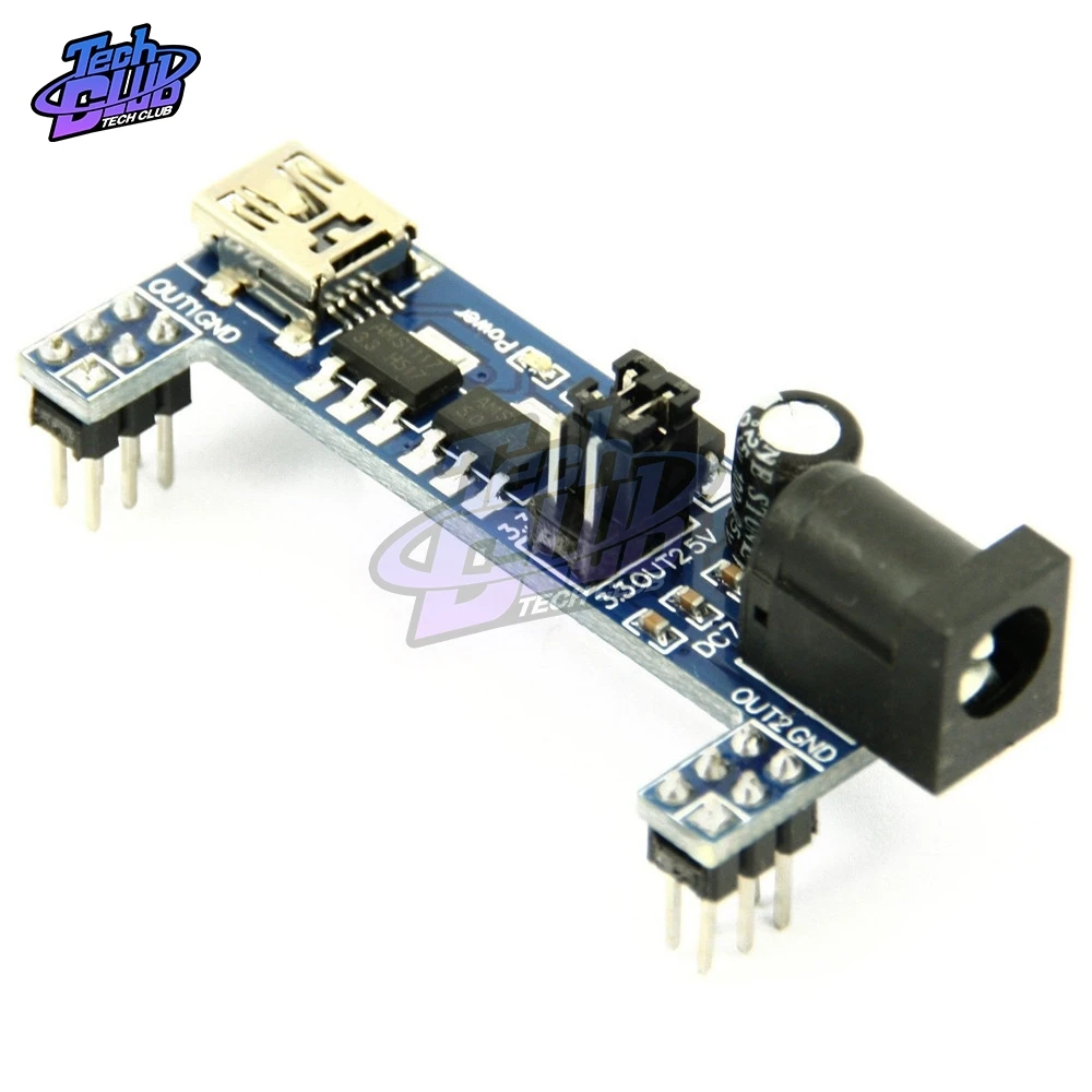 

MB102 Breadboard Power Supply Module DC 3.3V 5V For Solderless Mini USB Power Supply Compatible Bread board MB-102 MB 102
