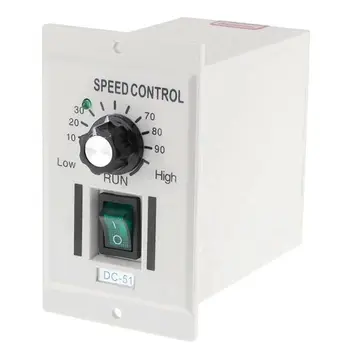 

1pc Knob Motor Speed Controller AC 220V 400W Knob Motor Speed Controller DC 0-90V Variable Adjust Lathe Control Accessories