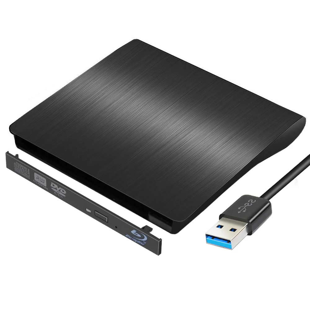 Kit de caja de Unidad óptica, caja externa de DVD/CD para portátil, Notebook, sin unidad, 9,0/9,5/12,7mm, USB3.0, SATA, blu-ra