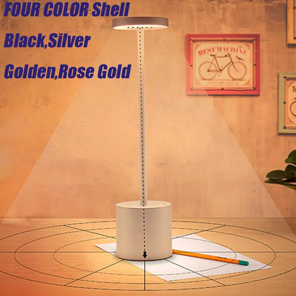  TPFOCUS 2019 Hot 4W LED USB Rechargeable Table Light Stylish Night Light with 2-mode Eye-Protect La - 33063310854