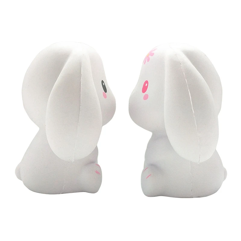 Kawaii длинный Ушастый кролик, новинка, игрушка, подарок, Jumbo, мягкое, медленно поднимающееся, забавная антистрессовая игрушка, сжимающее Мягкое Животное, Мягкий Кролик