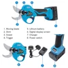 SW-8608 16.8V Cordless Pruner Lithium-ion Pruning Shear Efficient Scissors Bonsai Electric Tree Branches garden tools electric 6