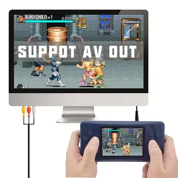 

Hot Handheld Game Console 2019 Portable Mini 3.5In Screen Rtro Built -in 218 Games Game Console Entertainment Handset Machine