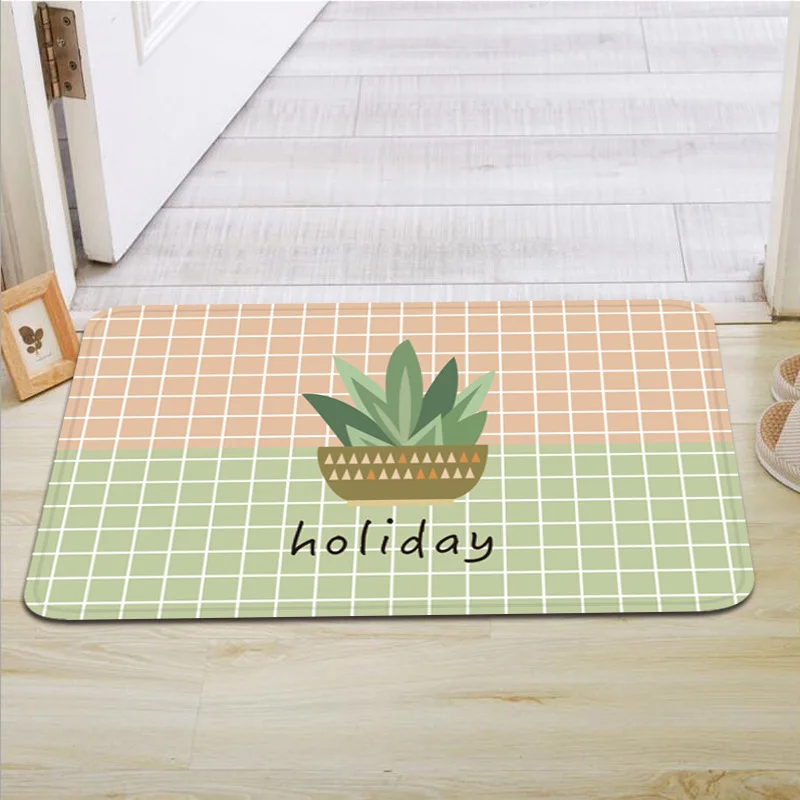 Su ge коврик с растительным рисунком двери вход Coaster ванная комната Спальня Кухня Bay окно Повседневная Бытовая Coaster коврик