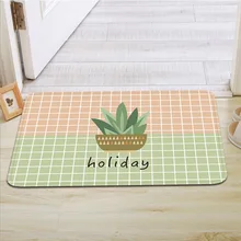 Su ge коврик с растительным рисунком двери вход Coaster ванная комната Спальня Кухня Bay окно Повседневная Бытовая Coaster коврик