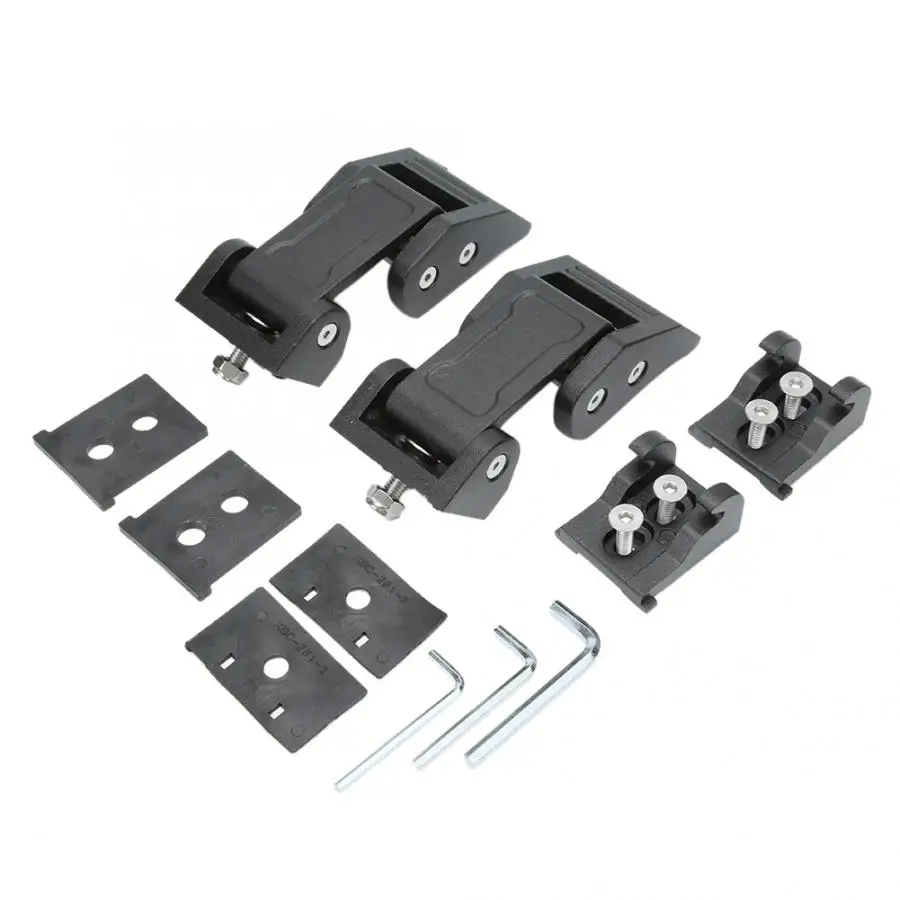 1 пара черная защелка капота защелка Пряжка подходит для Jeep Wrangler JK 2007- защелка капота защелка автомобиля аксессуары Пряжка капота