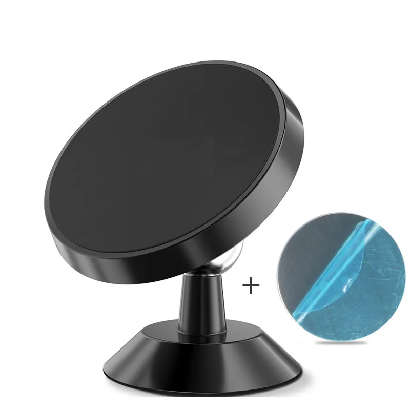 Гравитационный держатель, автомобильный держатель для телефона для iPhone, магнитный держатель для приборной панели, подставка, держатель для телефона на вентиляционное отверстие, кронштейн для samsung, для xiaomi - Цвет: Black Rotatable