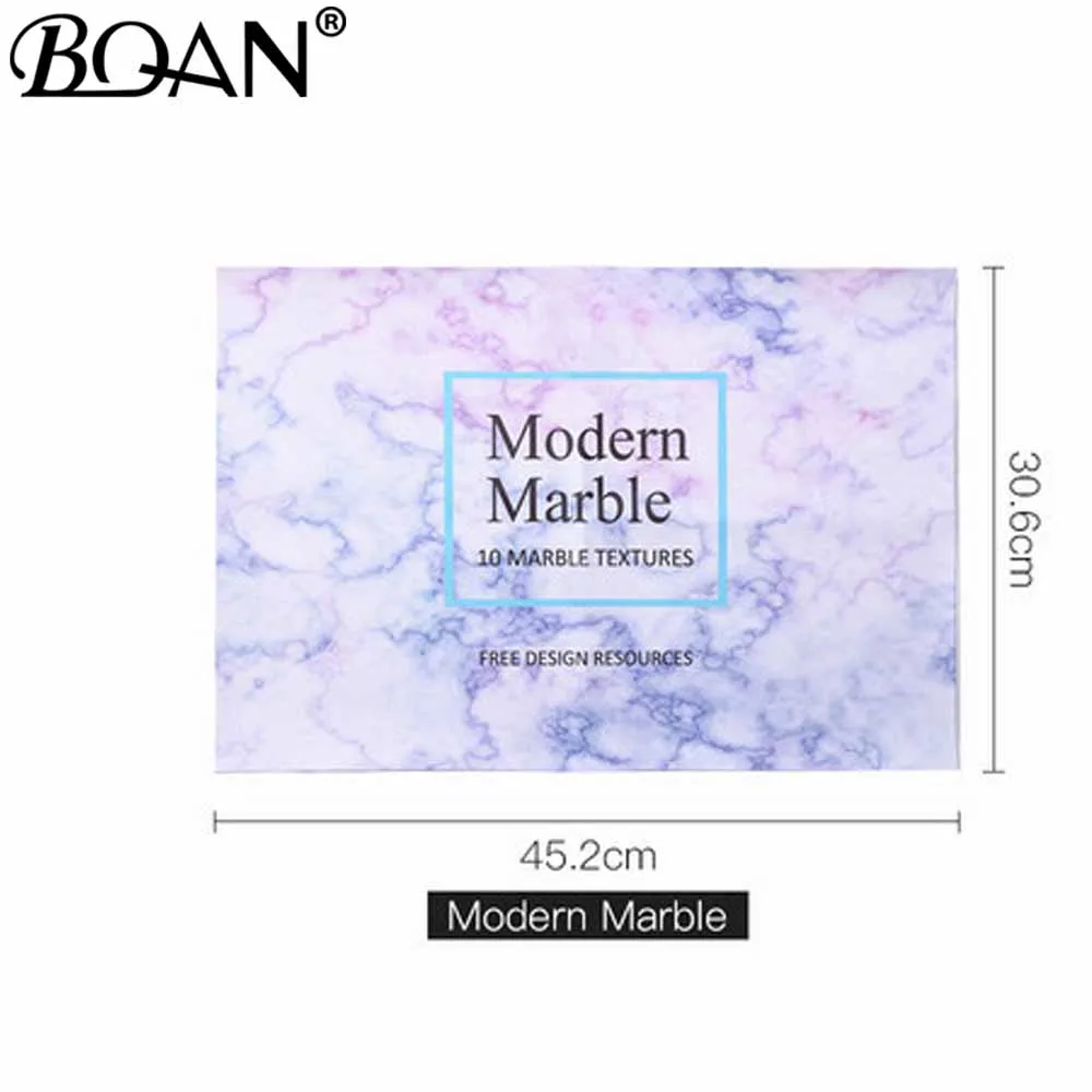 Modem Marble BQAN 12 цветов 1 шт. мраморный столик для ногтей моющаяся ручная Подушка для ногтей мраморная подушка для рук Подушка для ног настольный коврик инструмент для маникюра - Цвет: Modem Marble