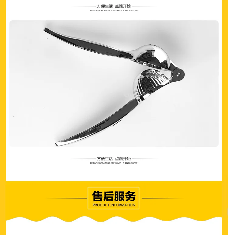 Hot Sales Manual Fruit Juicer Zinc Alloy Lemon Juice Extractor Manual Creative Kitchen Gadgets Wholesale