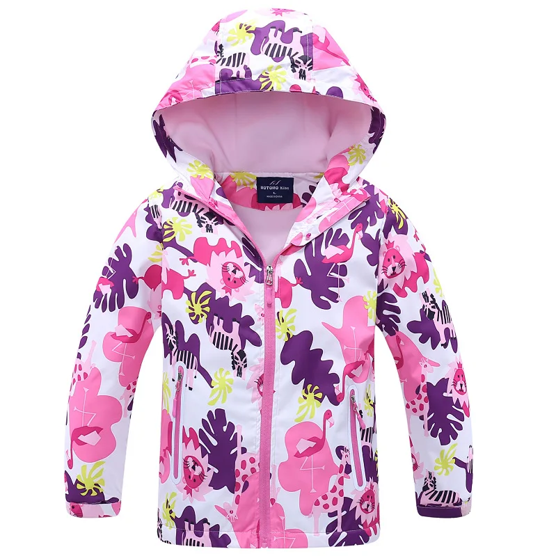 Детская верхняя одежда; теплое флисовое пальто; детская одежда с капюшоном; водонепроницаемые ветрозащитные куртки для маленьких мальчиков; От 3 до 12 лет; сезон осень-весна - Цвет: C6
