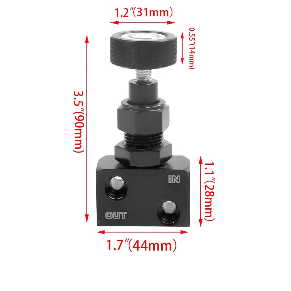 RASTP-Racing Car Adjustable Prop Brake Proportion Valve Bias Racing Lever Type Pressure 150PSI-1200PSI RS-HR007