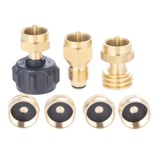 7 db/Beállított Propán Adapter Újratöltési És Steak -Megtakarító Gázrács Az Eldobható Kis Palackhoz Tartálykaporral - Image 5