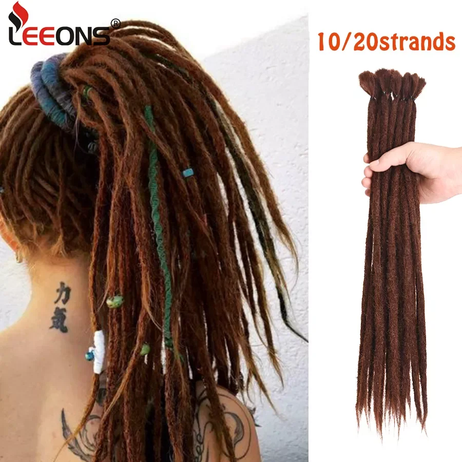 Synthetic Handmade Dreadlocks Hair Extensions For Women 10/20 Pcs Handmade  Dreads Synthetic Braiding Hair Crochet Braids Styles - Synthetic Braiding  Hair(for Black) - AliExpress