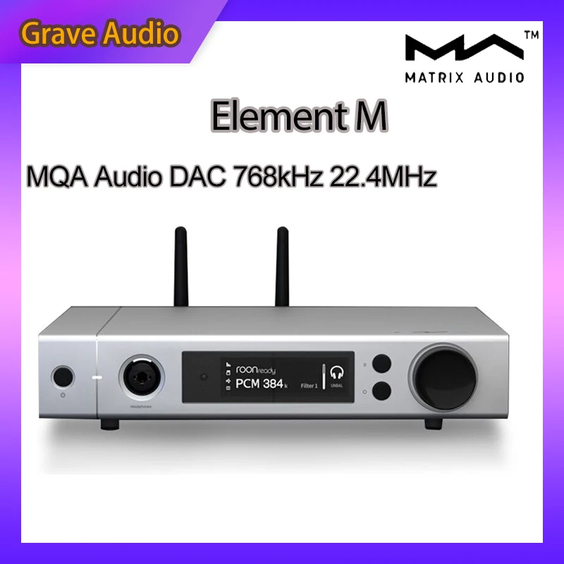 

Матричный элемент M музыкальный плеер Настольный декодер ES9028Pro MQA аудио DAC 768 кГц 22,4 МГц HiFi