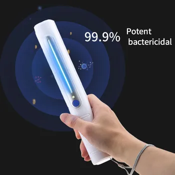 

Portable UV-C Lamp Light Germicidal UV Lamp Home Handheld Disinfection Lamp white