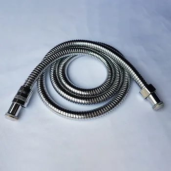 

Sprinkler Hose Stainless Steel Bathroom Shower Sanitary Ware Water Heater Shower Tube Electroplated Encryption Steel Cap