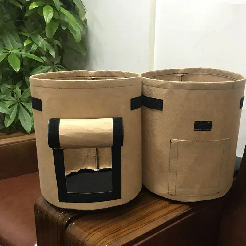 Brown S 3 цвета, сделай сам, садовый горшок для растений, мешок для выращивания овощей, цветочный горшок, картофель, садовый горшок, контейнер для выращивания, сумка - Цвет: Brown S