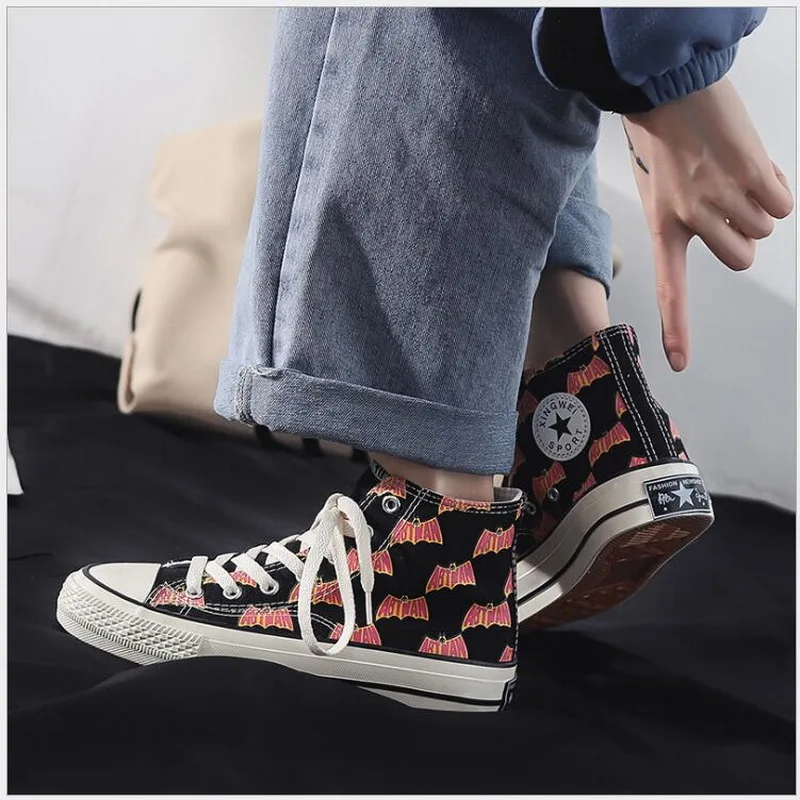 Womens Shoes Platform Sneakers ulzzang Casual Shoes Canvas Student Flats Shoes Women