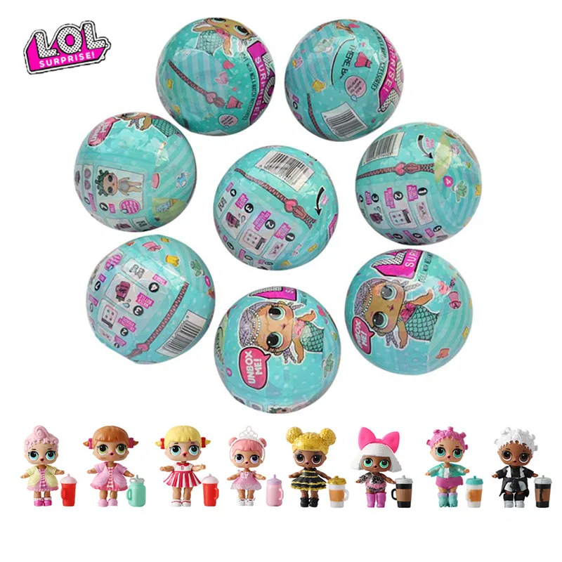 L O L ¡Sorpresa! Haha-Muñeca sorpresa de juguete, juguete de dibujos animados de generación, caja ciega artesanal, modelo de dibujos animados, lol, juego de regalo enviado al azar