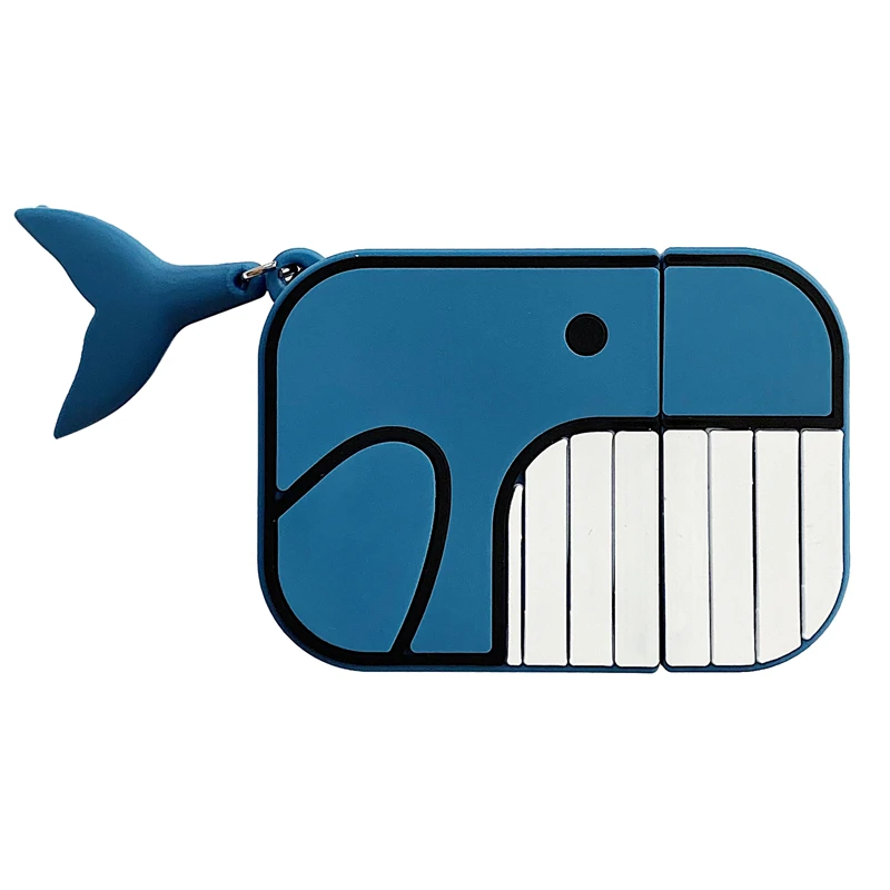 Ins whale Clownfish подходит для Airpods Pro защитный рукав милый стерео силиконовый Apple Airpods гарнитура крышка