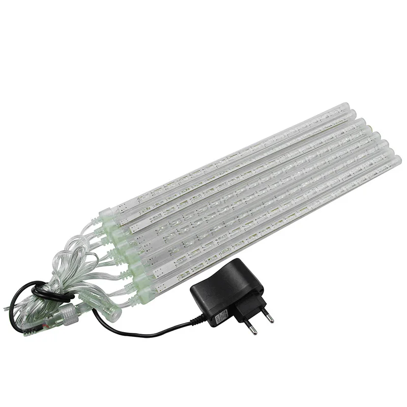 

126LED Tube Meteor Shower Snowfall String Fairy Light Wedding Party Home Decor*