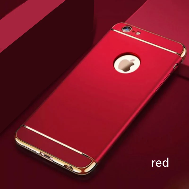 Чехол для телефона элегантный роскошный защитный чехол s для Iphone 6 6s 7 8 plus чехол для Iphone X XS 11 Pro Чехол для MAX XR Phone - Цвет: red