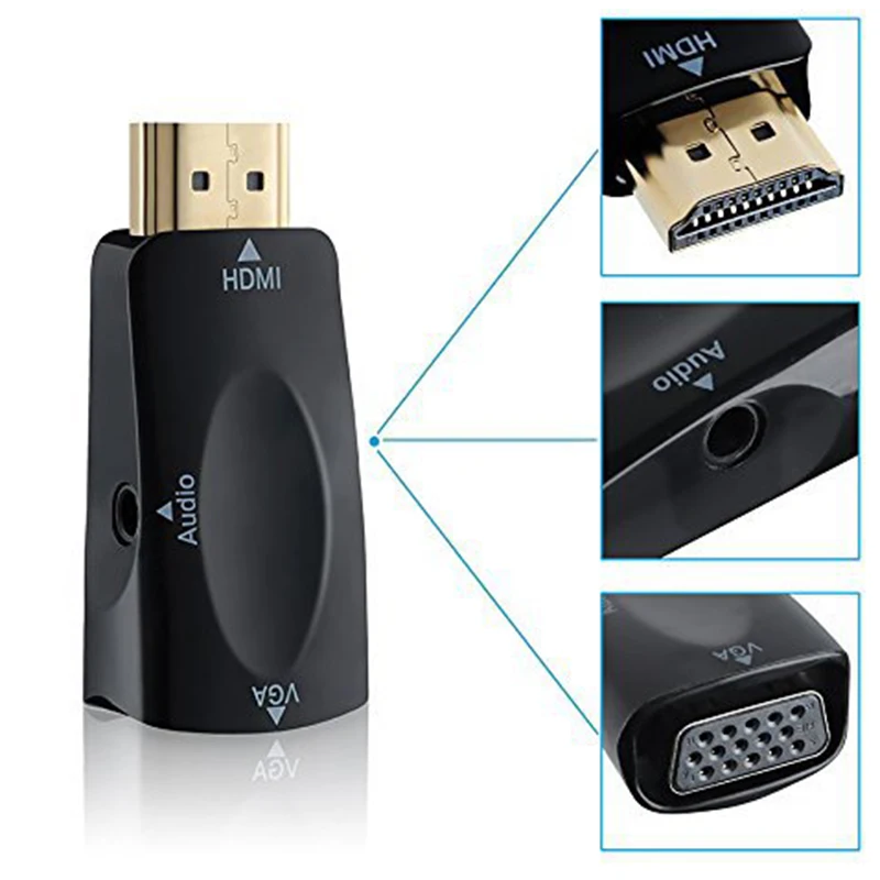 Basix HDMI to VGA adapter Converter 4
