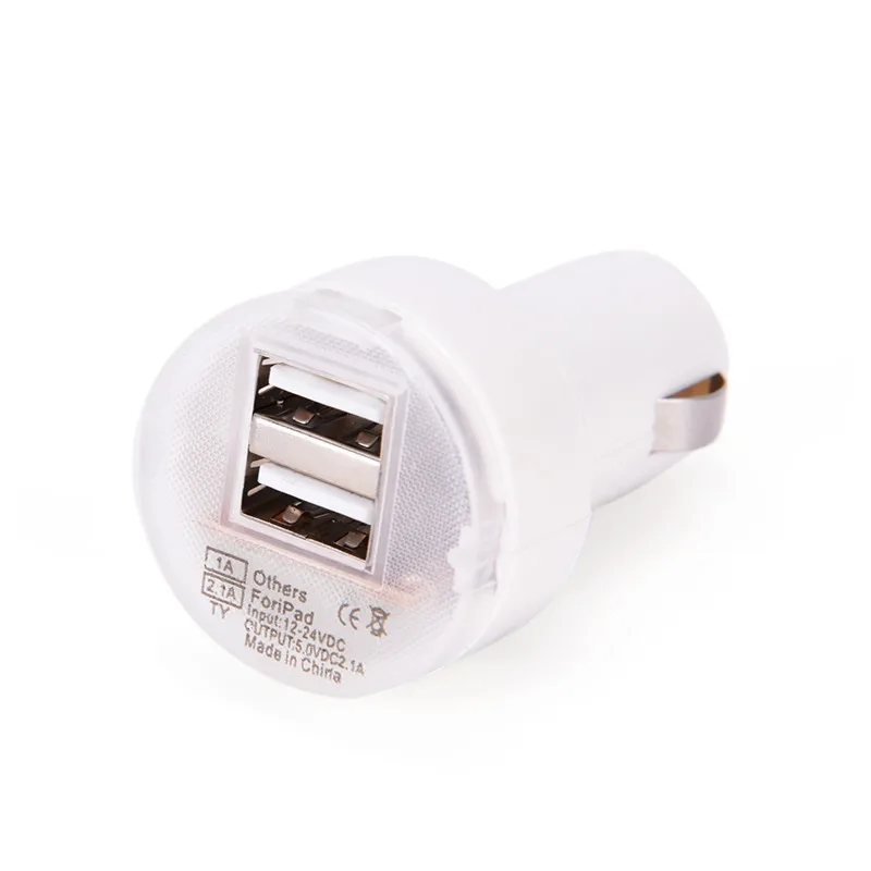 Автомобильное зарядное устройство с двумя портами постоянного тока 5 в 2,1 А и Micro USB кабель для samsung Galaxy S7 Edge Dual usb Автомобильное зарядное устройство Автомобильный инвертор горячая распродажа