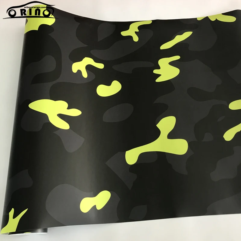 Black Yellow Vinyl Wrap Sticker-2