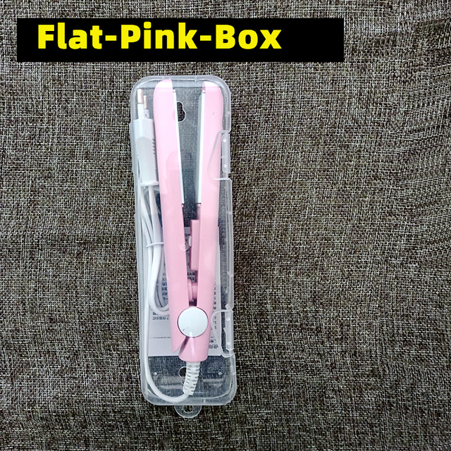 Curling Iron Mini Hair Straightener Iron Ceramic Straightening Styling Tools Hair Curler Flat Iron Beard Straightener