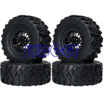 

2.2" Metal 4P 132mm Tyre Tire & Beadlock Wheel Hub Rim 2029-3022 For 1/10 RC RR10 Wraith TRX4 KM2 Crawler YETI 90053 Axial SCX10