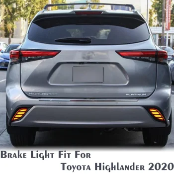 

New LED Rear Bumper Reflector Fog Brake Turn Indicator Lights For Toyota Highlander 2020-2021