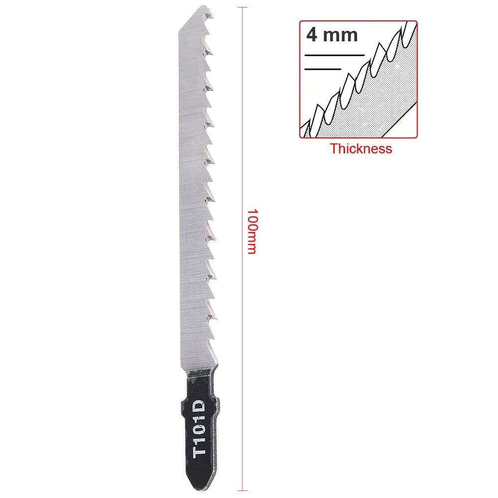 5 шт./лот T101B/T101BR/T101D 100 мм Высокоуглеродистая сталь сабельные пилы прямой режущий лобзик для деревообработки/пластика