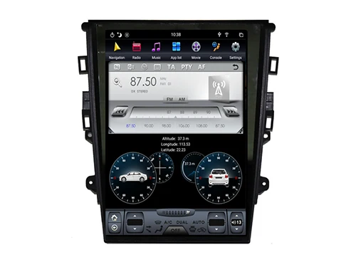 AVGOTOP Android 8,1 Tesla сенсорный монитор 2 Din в тире Автомобильный dvd-плеер для FORD MONDEO 2011-SYNC2(Авто Воздушная версия