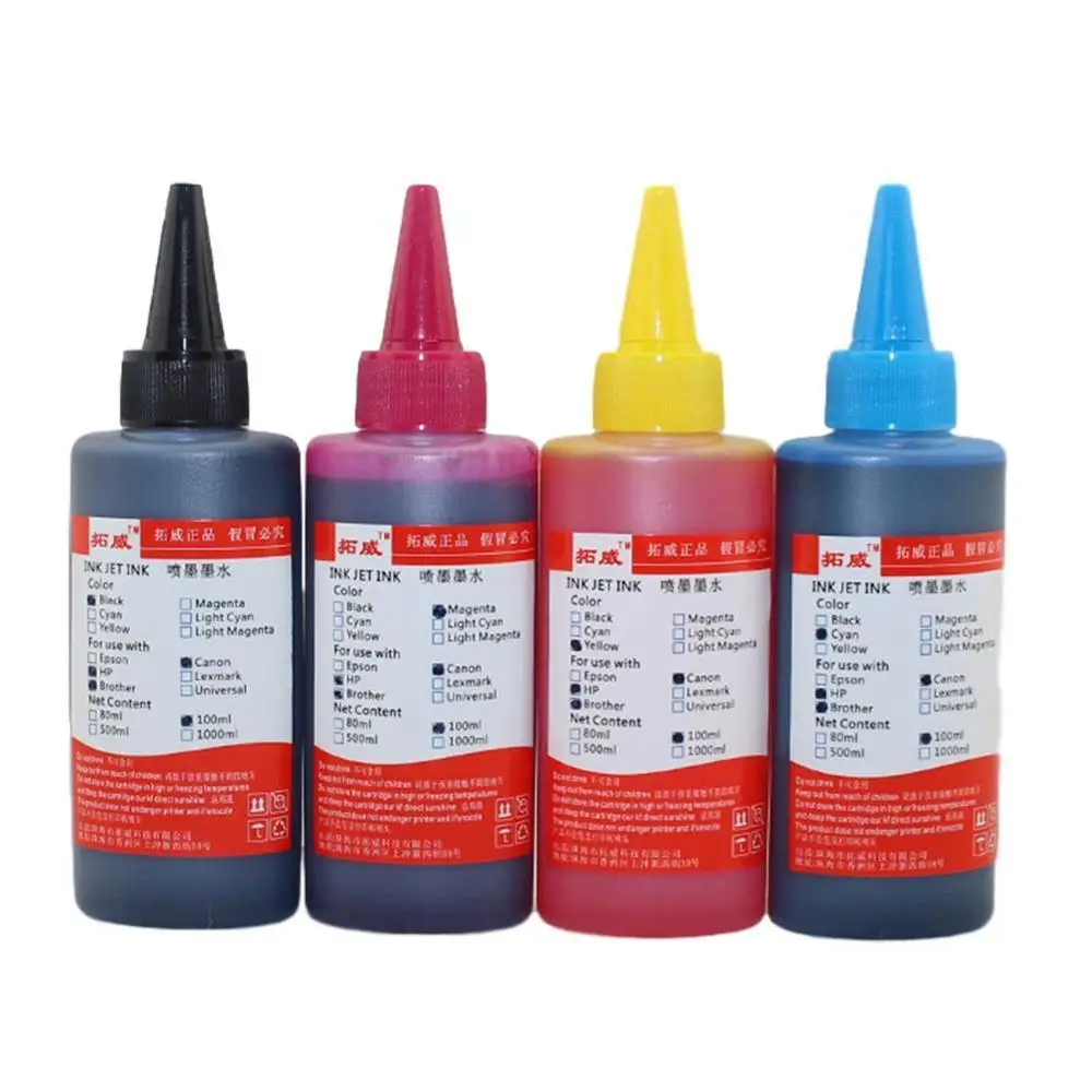 100ml Refill Ink For Hp 910 910xl Office Jet Pro 8035 8028 8025 8022 80 For Hp Canon Desktop Inkjet Printers Ink Ink Cartridges Aliexpress