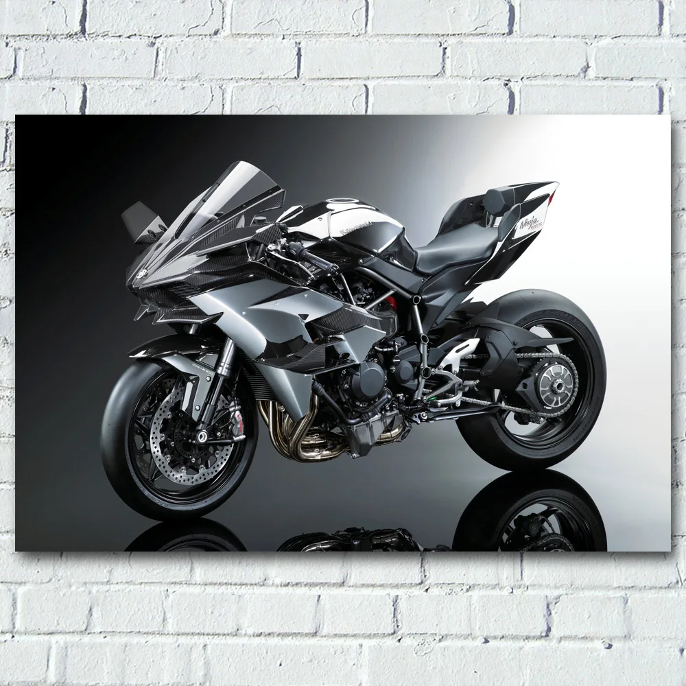 Kawasaki Ninja H2R плакаты на стену для езды мотоцикле и гоночном автомобиле спортивные