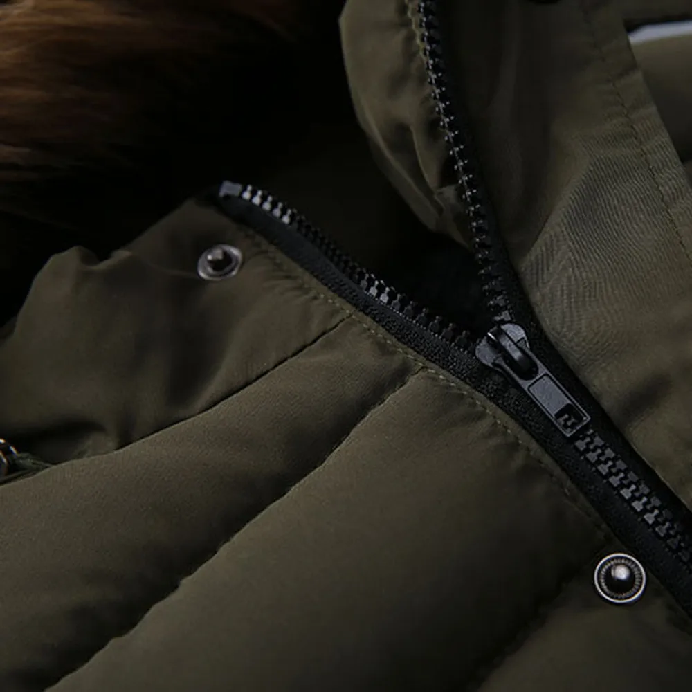 Coat Children Winter Jacket Coat Boy Jacket Warm Hooded Kids Clothes Zipper Pocket Coat Casual Outerwear Autumn Winter Overcoat