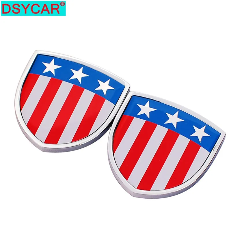 

DSYCAR 1Pair 3D Metal Car Decoration Metal Adhesive Italy Flag Truck Car Badge Emblem Sticker for Car Motorcycle Sticker