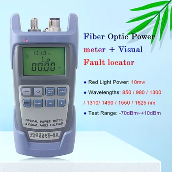 

OUTEST 2 in 1 Fiber Optic Power meter +Visual Fault locator 10mw with 10km Laser source for Optical light source