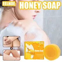 Eelhoe 80g Handmade Honey Soap Deep Cleansing Face Whitening Moisturizing Oil-Control Facial Soap Skin Care Tools