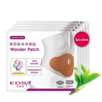 

5PCS/BOX Hot Sell Women weight loss slimming Patch Belly Slim Slim Patchs Pads Detox Adhesive Fat burner Anti Cellulite patchs